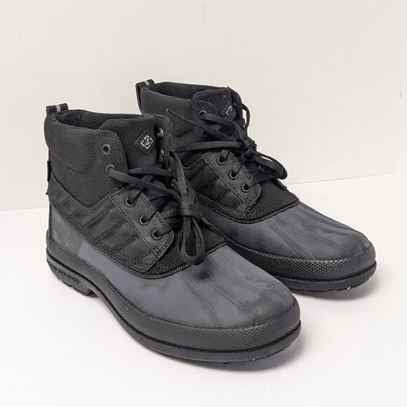 Sperry Cold Bay Chukka Boots Black Men's 8.5 M